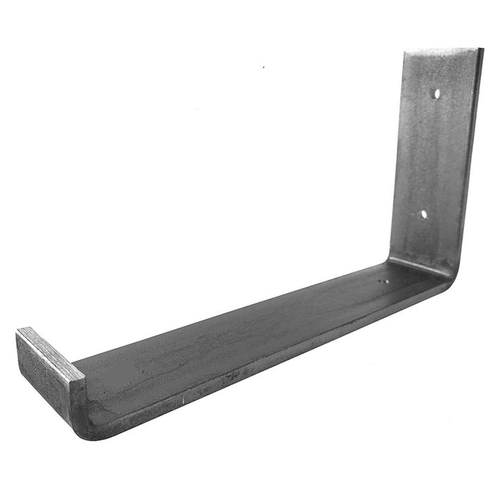 Hanah Home Estantería Decorativa de Pared de Madera Negro y Nogal